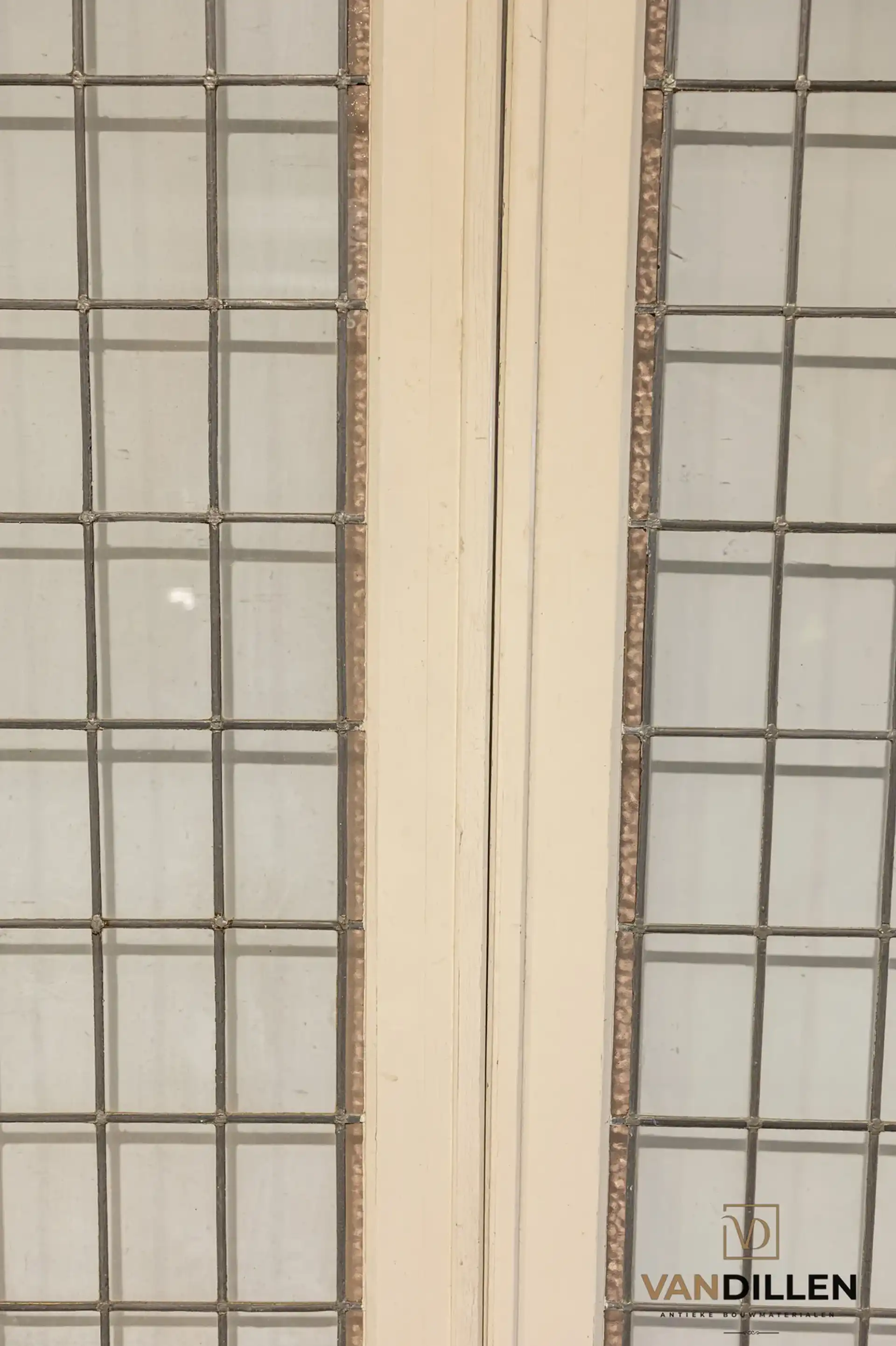 Nr 49 Glas In Lood Deuren Met Gekleurd Randje