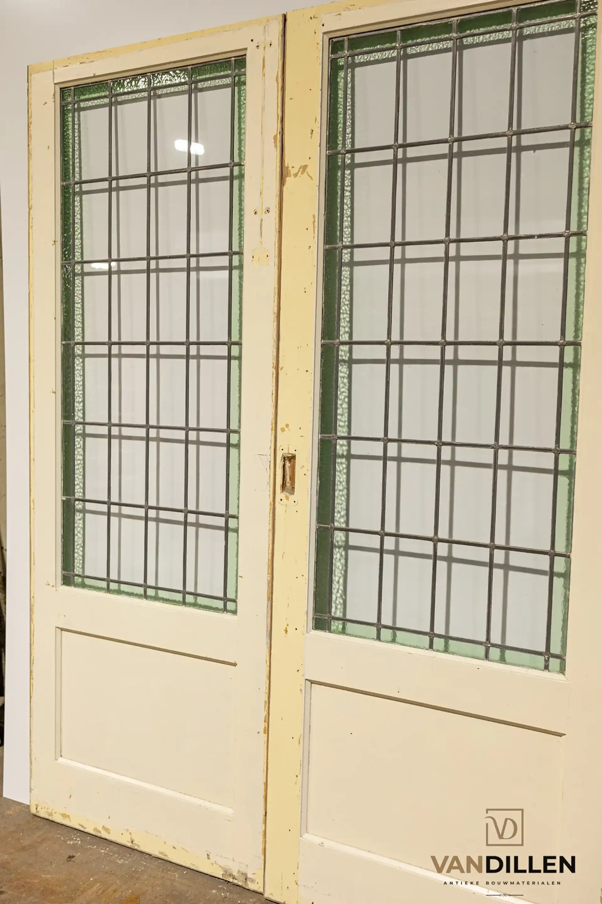 Nr 50 Oude Glas In Lood Schuifdeuren