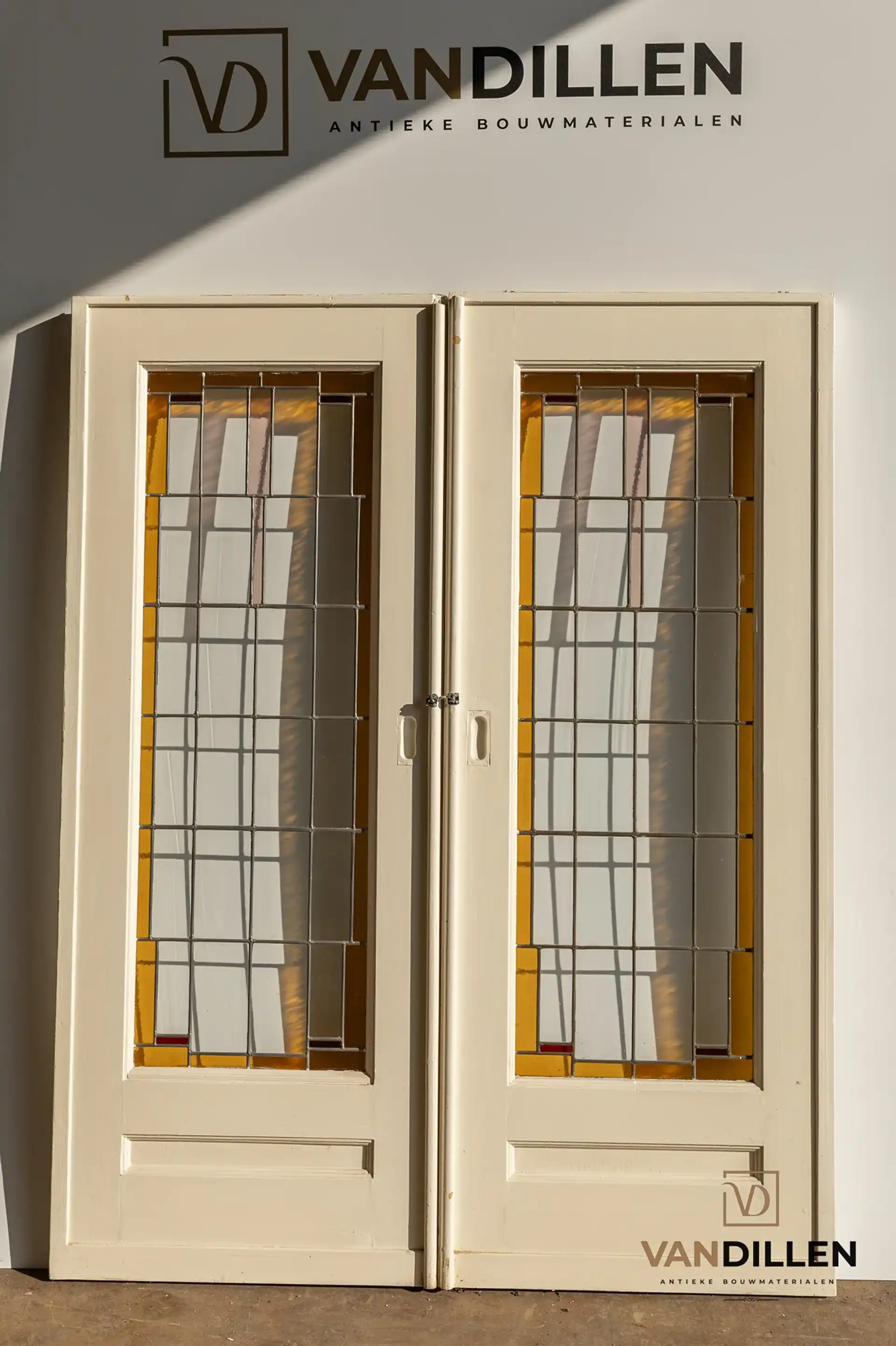 Nr 58 Glas In Lood Motief Deuren