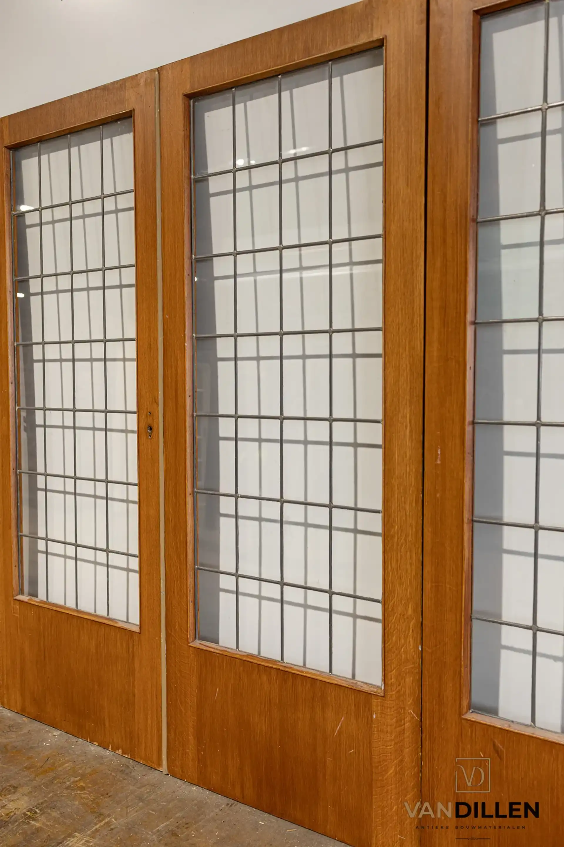 Nr 75 Oude Glas In Lood Deuren 3 Delig