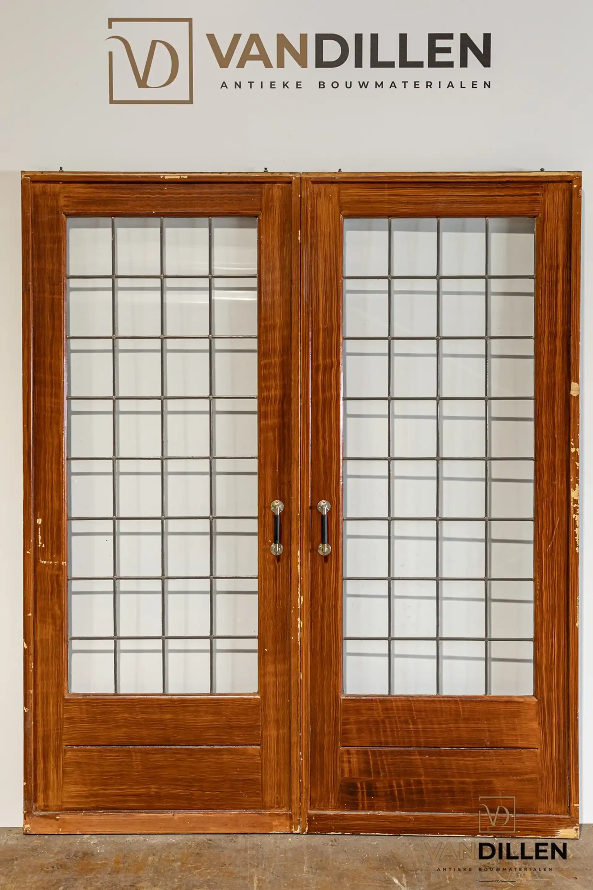 Nr 77 Antieke Ensuite Deuren Glas In Lood