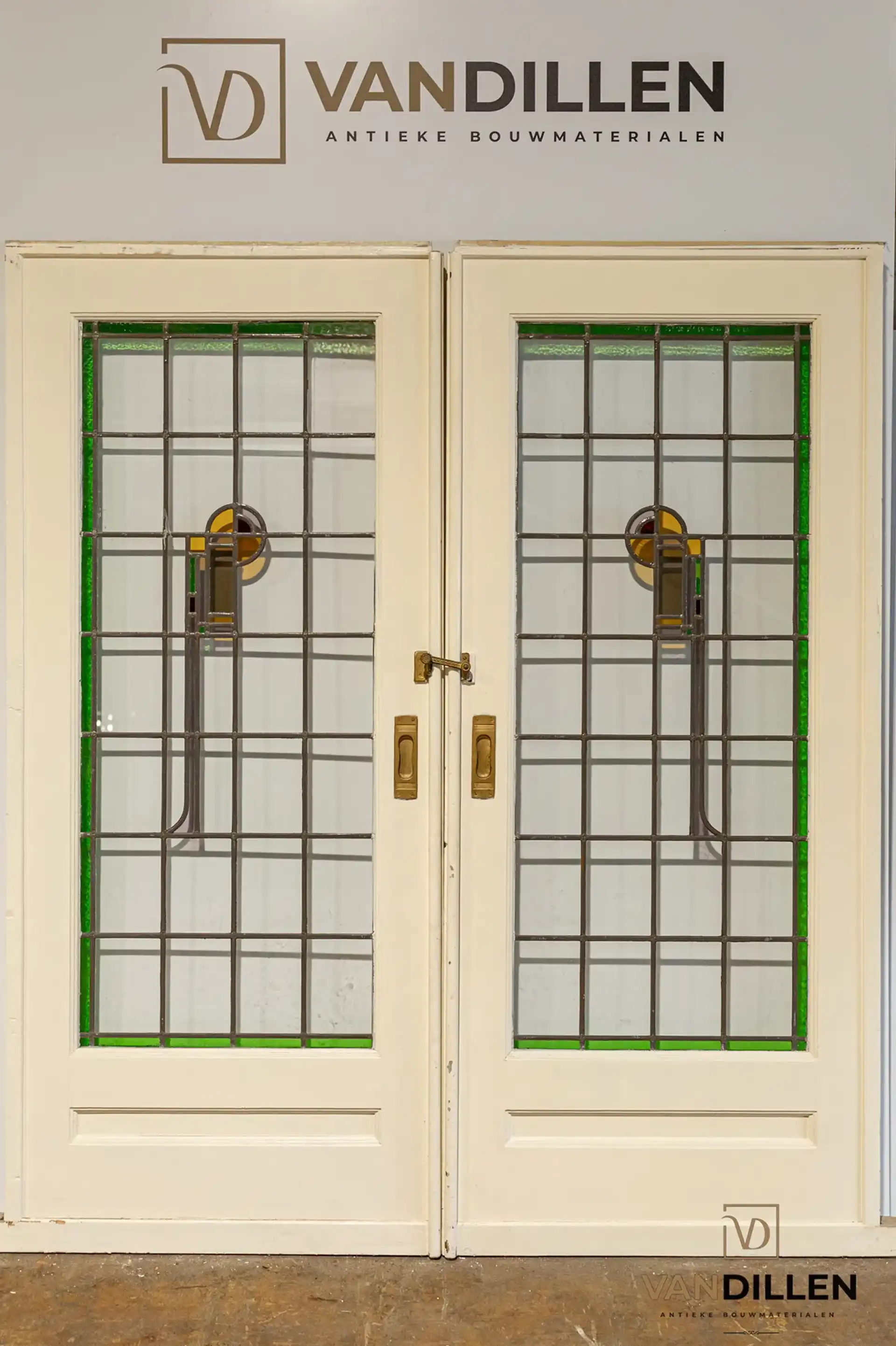 Nr 82 Art Deco Schuifdeuren Glas In Lood