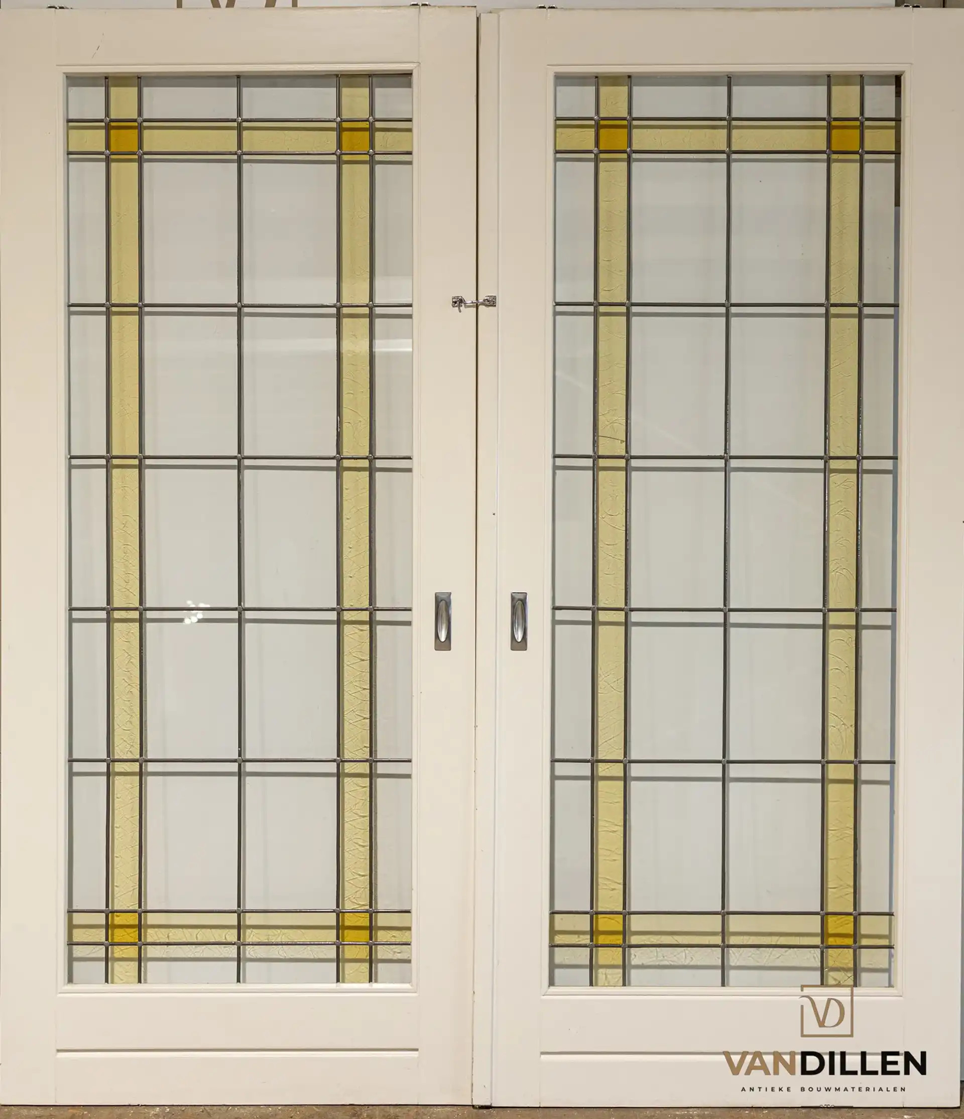 Nr 83 Oude Glas In Lood Kleur Deuren