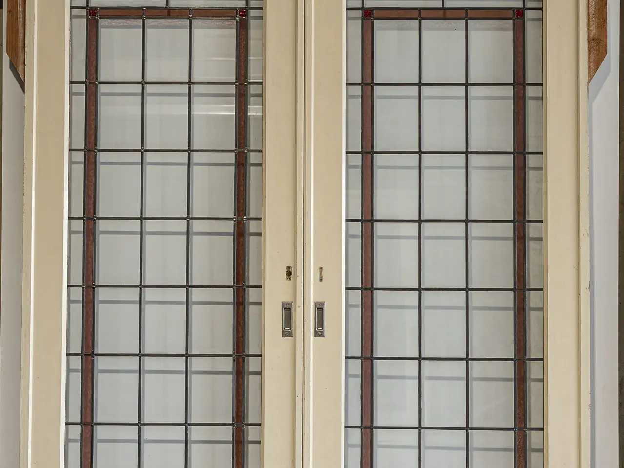 Oude Ensuite Schuifdeuren Glas In Lood