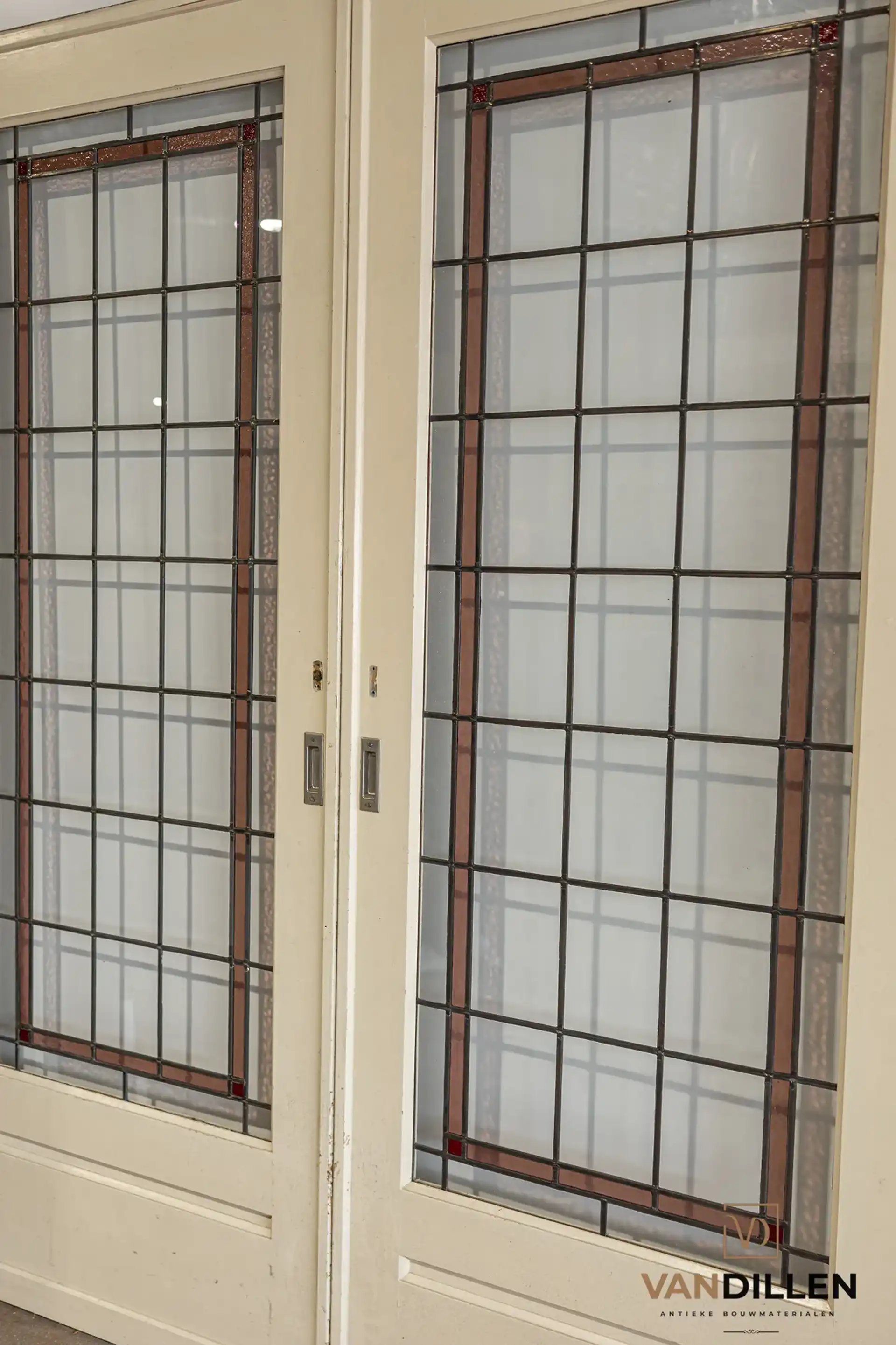 Nr 84 Oude Ensuite Glas In Lood Deuren In Unieke Staat