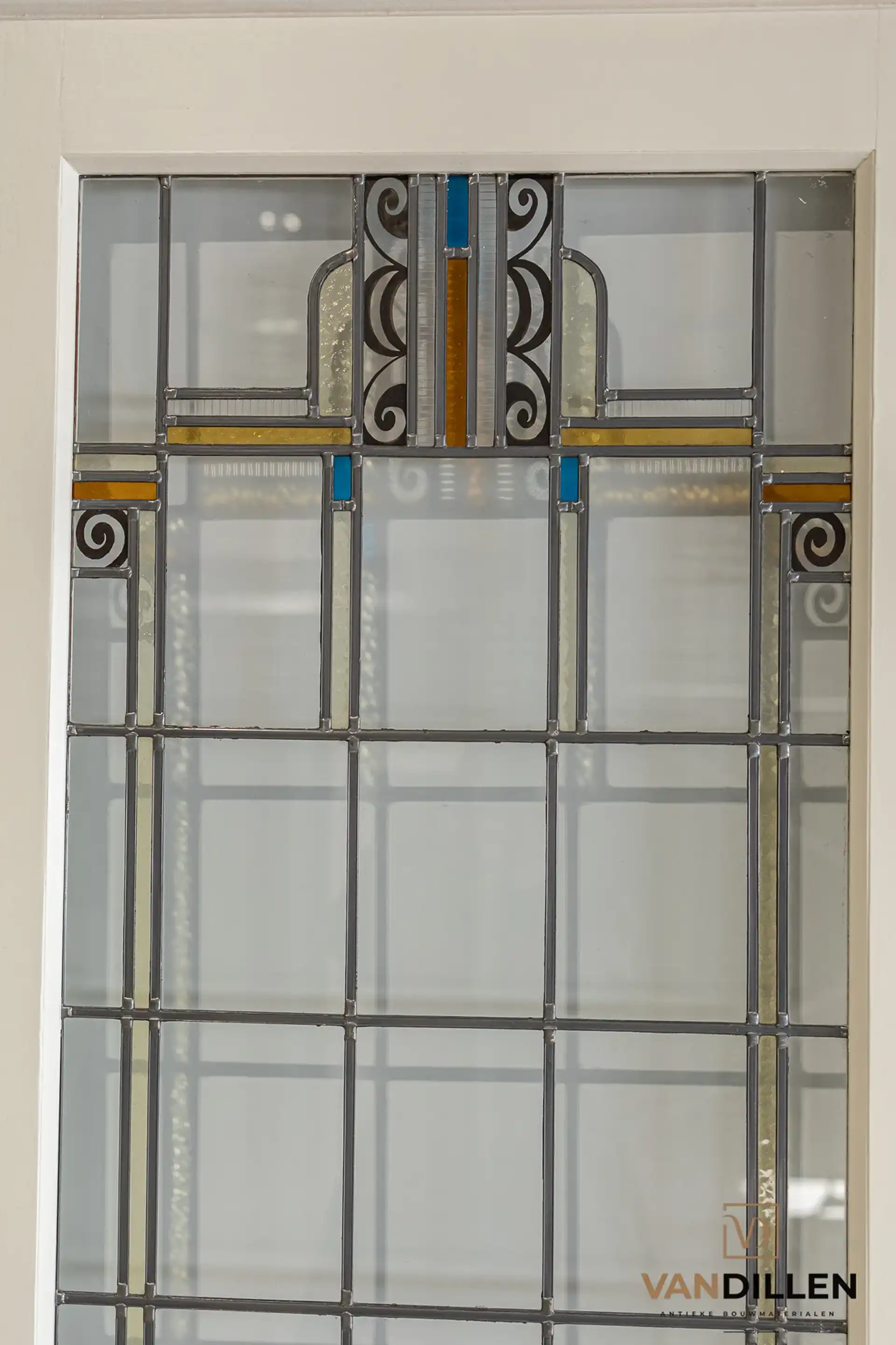 Nr 94 Antieke Schuifdeuren Glas In Lood