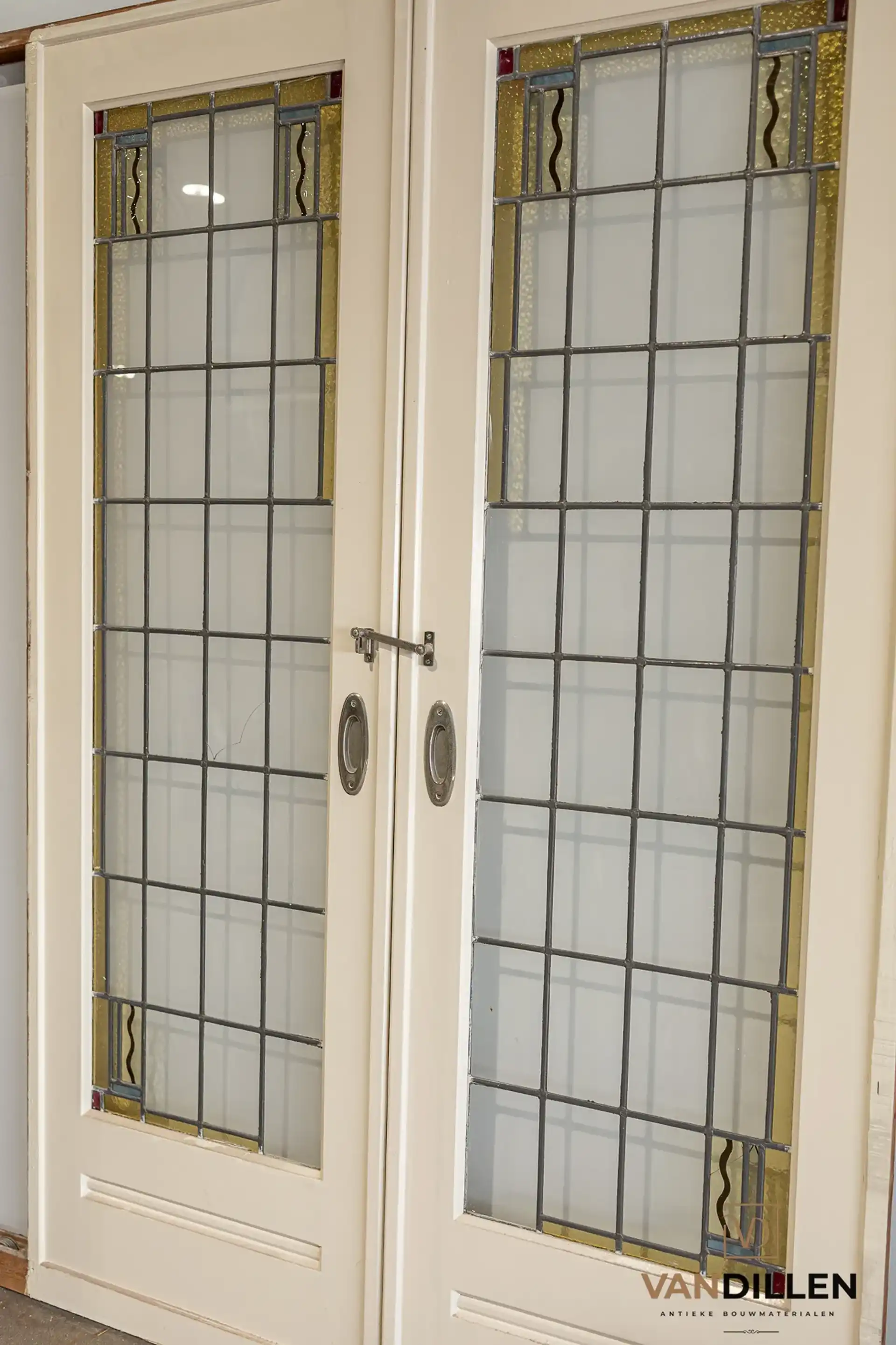Nr 97 Winkel Met Groot Aanbod Exclusieve Glas In Lood Kamer Ensuite Schuifdeuren Jaren 10 20 30 40 50 Jugendstil Art Deco