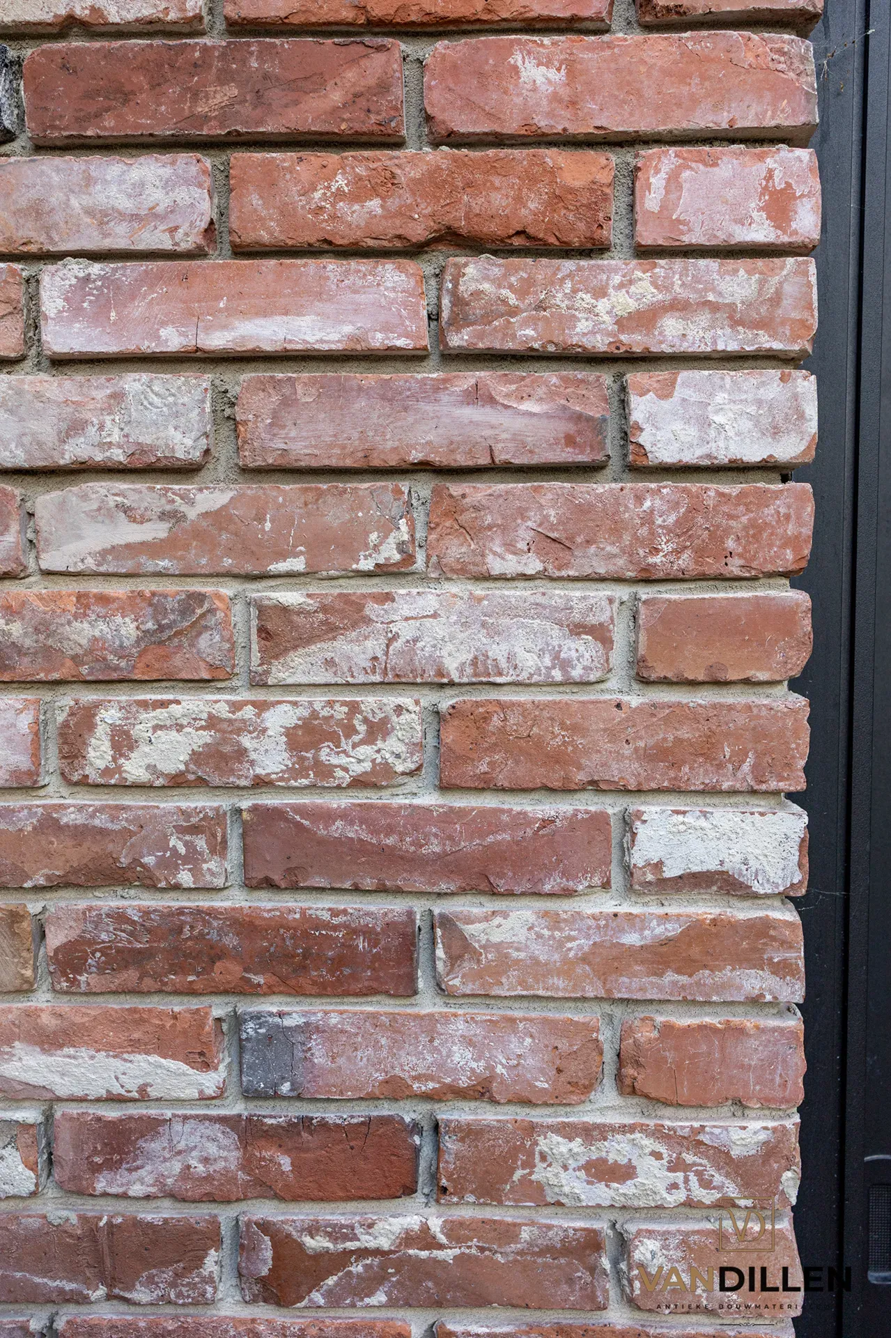 Old smooth Groningen bricks in Zuidlaren