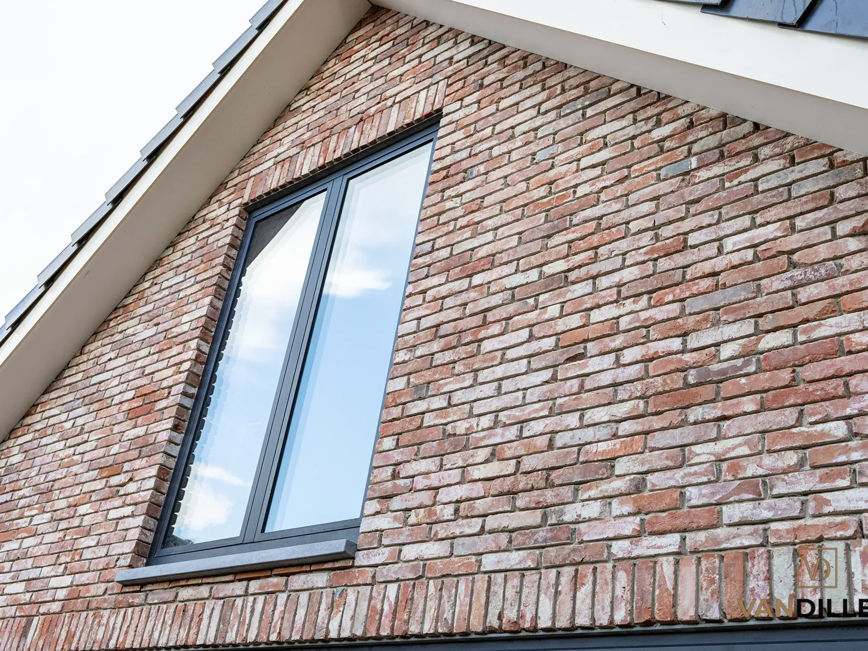 Old smooth Groningen bricks in Zuidlaren