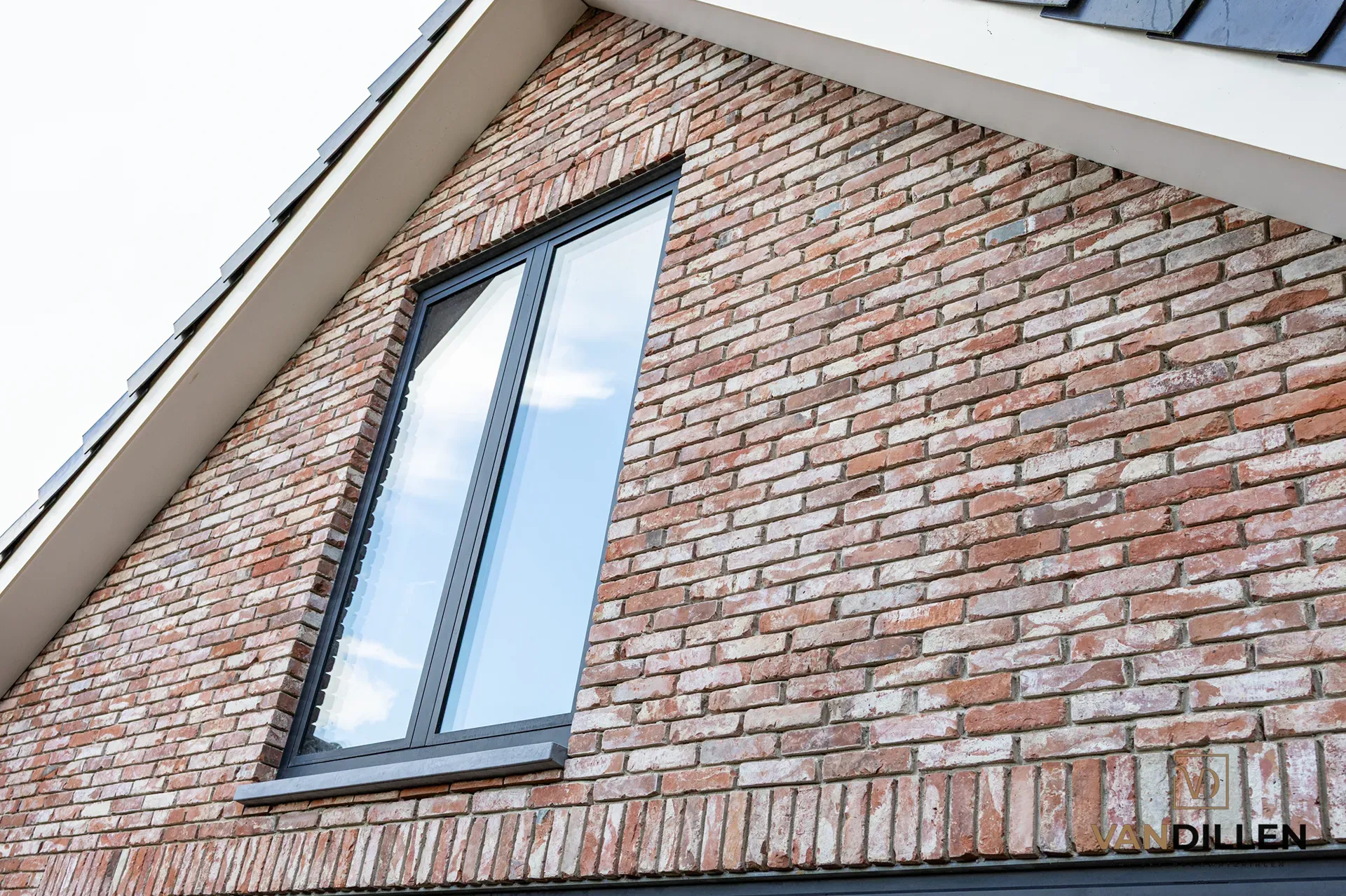 Old smooth Groningen bricks in Zuidlaren