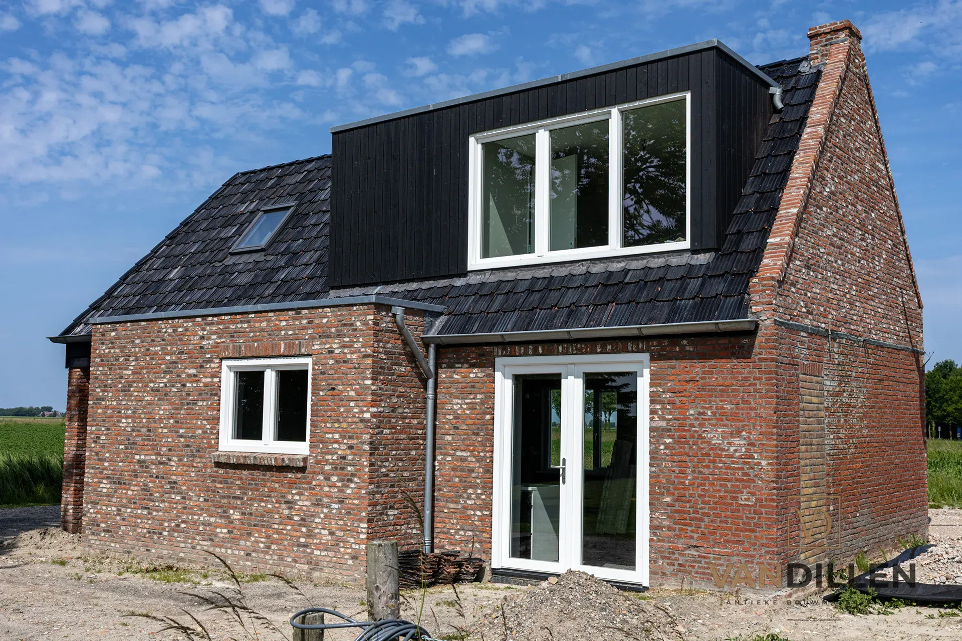 Alte Fassadenziegel in Friesland