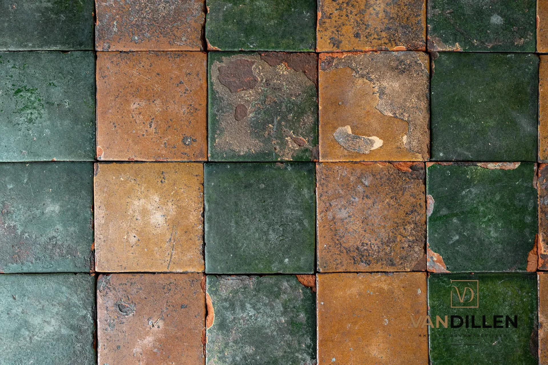 Carreaux anciens en terre cuite des Pays-Bas