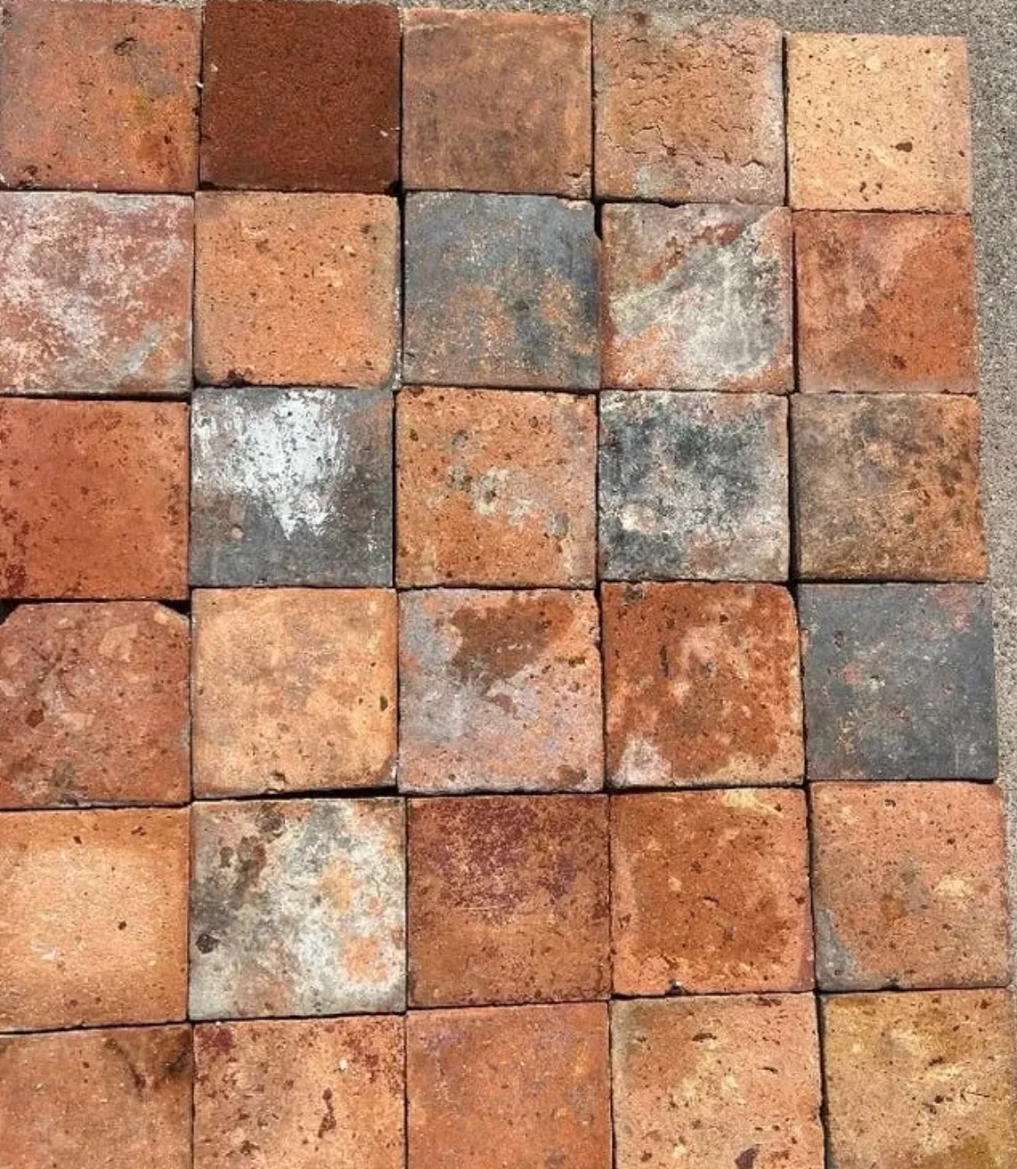 Oude Franse plavuizen zalm nuance