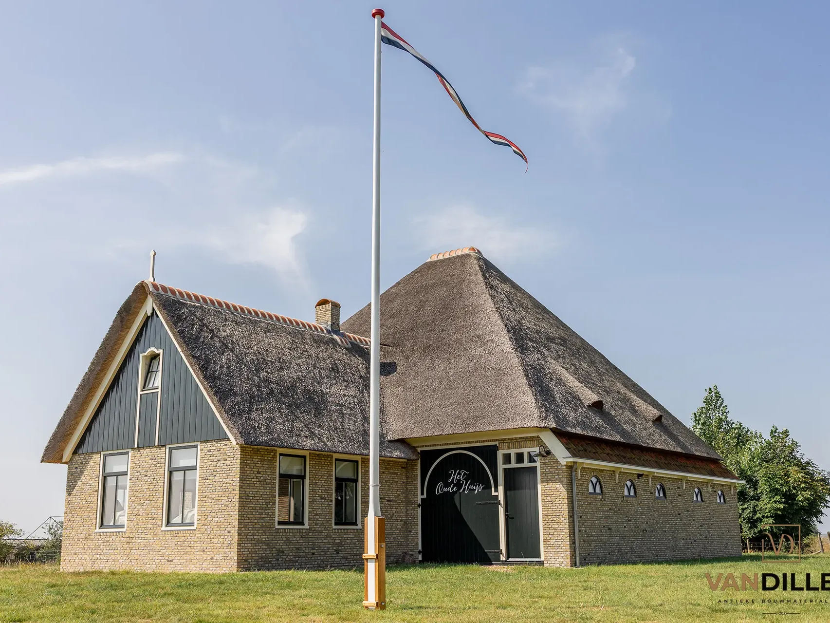 Alte friesische gelbe Ziegel auf Texel
