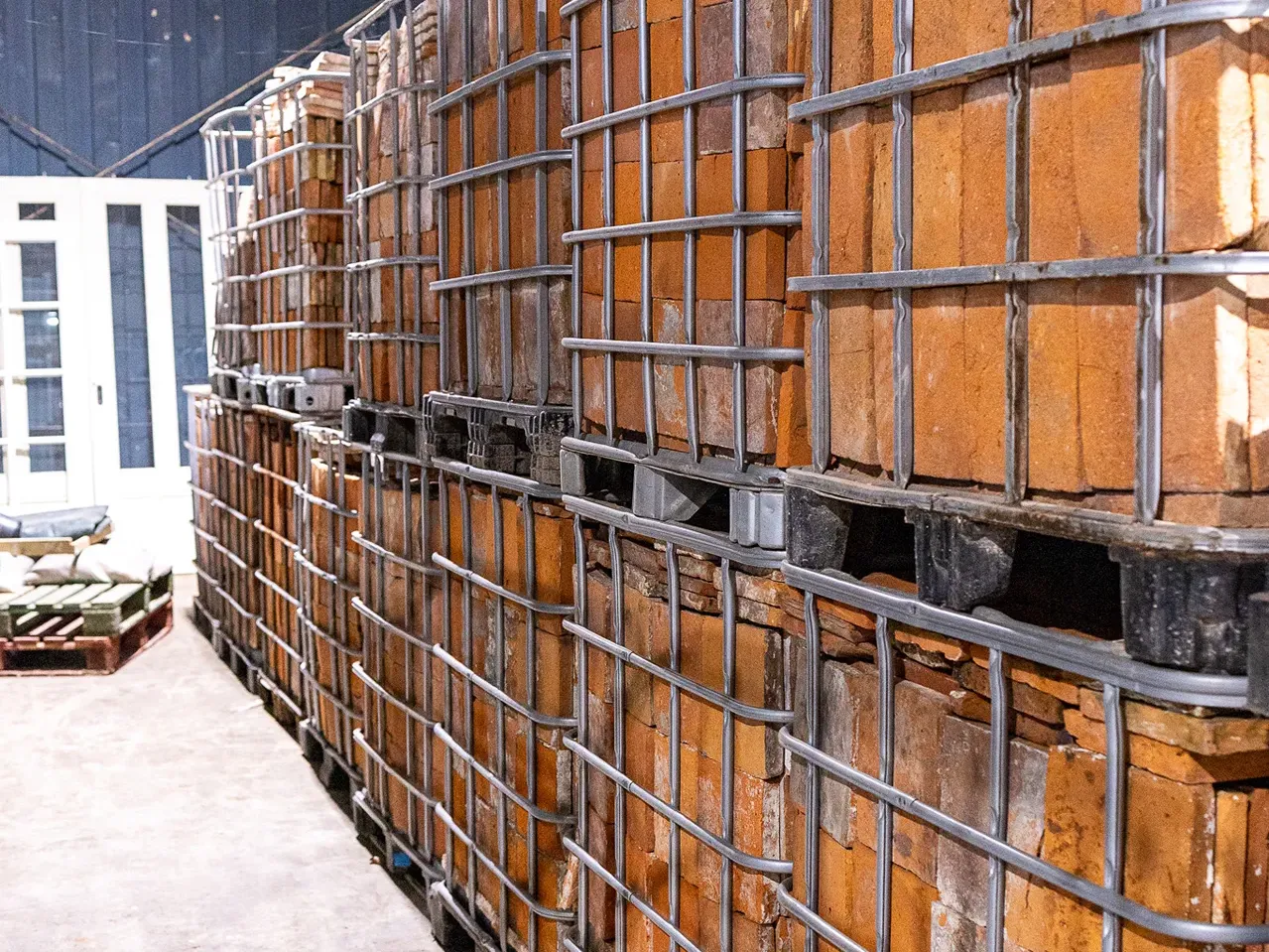 Oude Rode Boeren Plavuizen Estrikken Terracotta