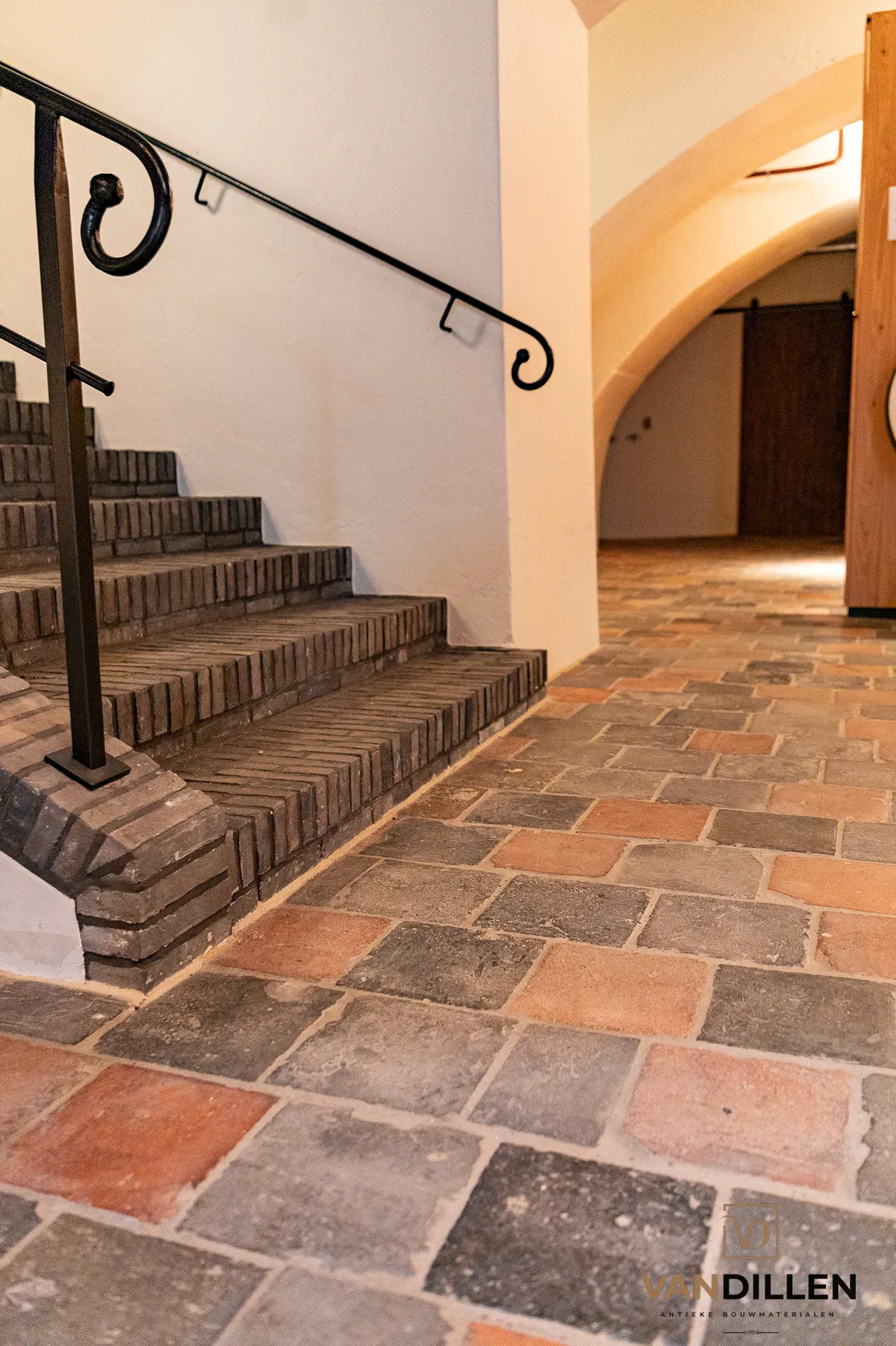 Restauratie Kasteel Huis Bergh - Oude plavuizen mix