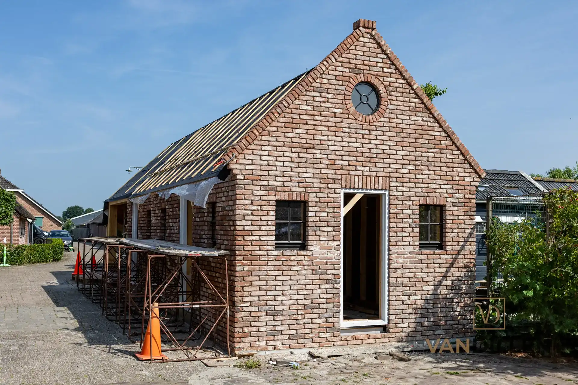 Schuur Met Oude Bakstenen