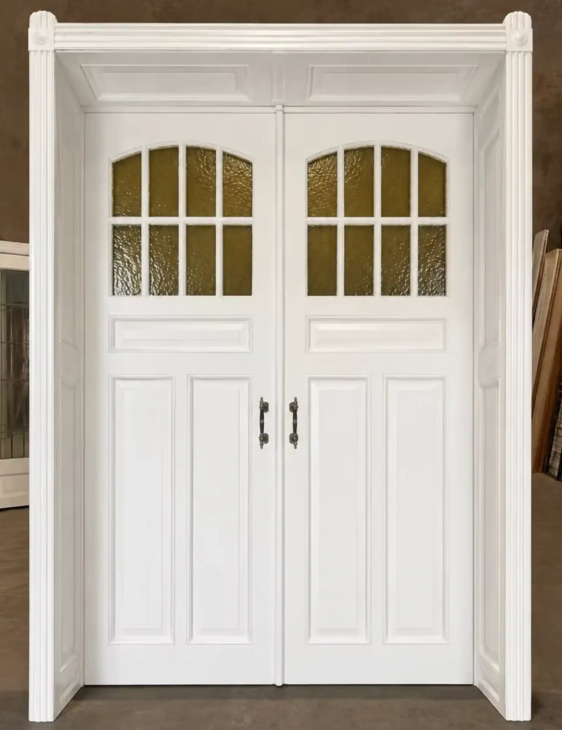Set Antieke Ensuite Schuifdeuren Kopen Met Ombouw Omlijsting Sierlijst Exclusief Hoge Deuren