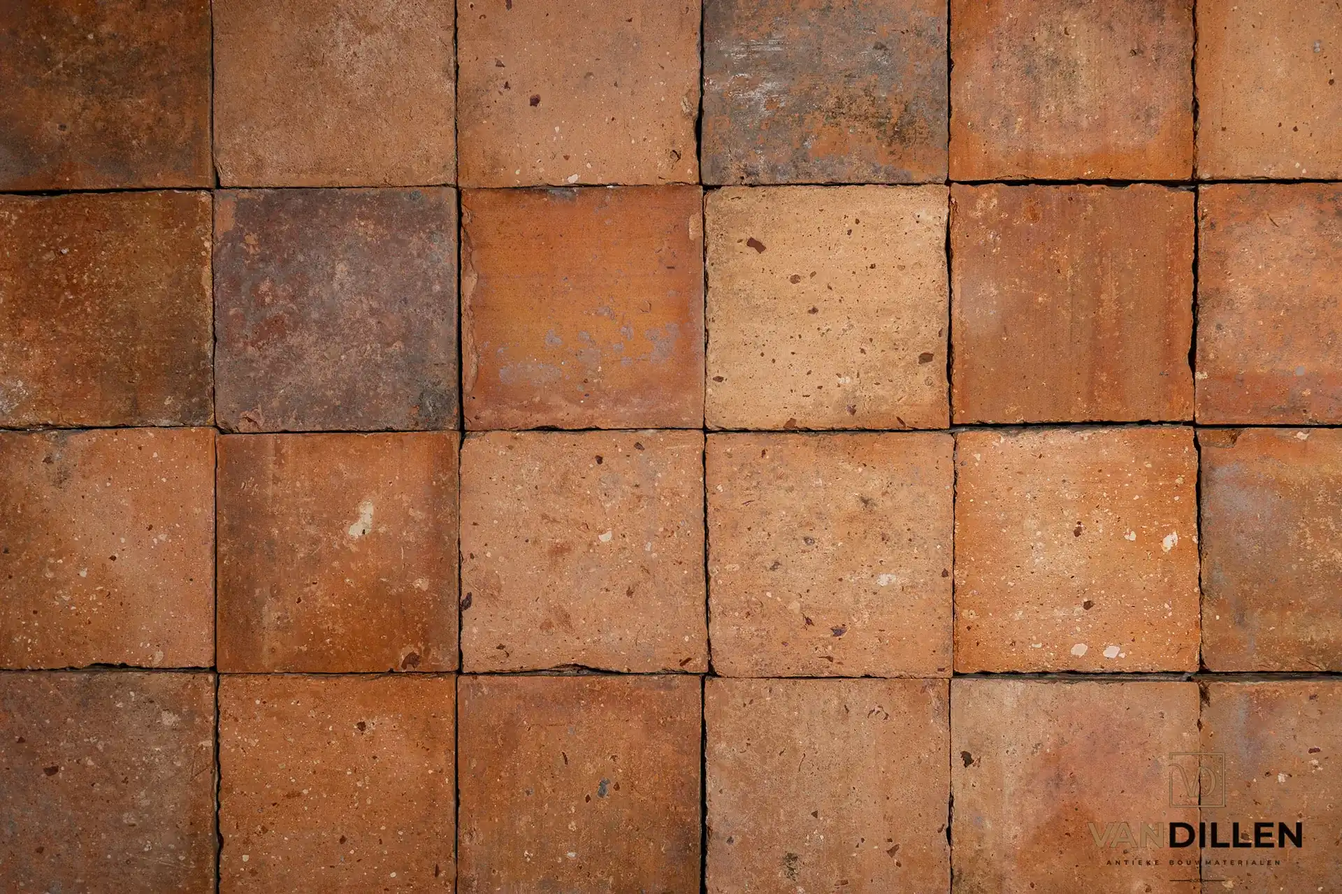 Zalm Genuanceerde Antieke Plavuizen